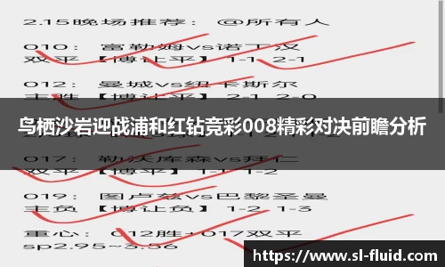 鸟栖沙岩迎战浦和红钻竞彩008精彩对决前瞻分析